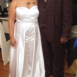 VeraQueen Women's Sweetheart Jumpsuits Evening Dre